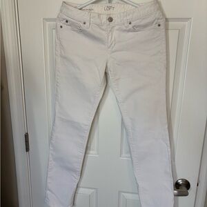 LOFT Women's Straight Leg Jeans - White